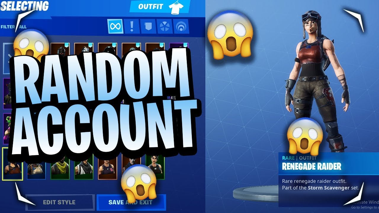 Random Epic Games Accounts With Full Access, 100% Donate - Igv