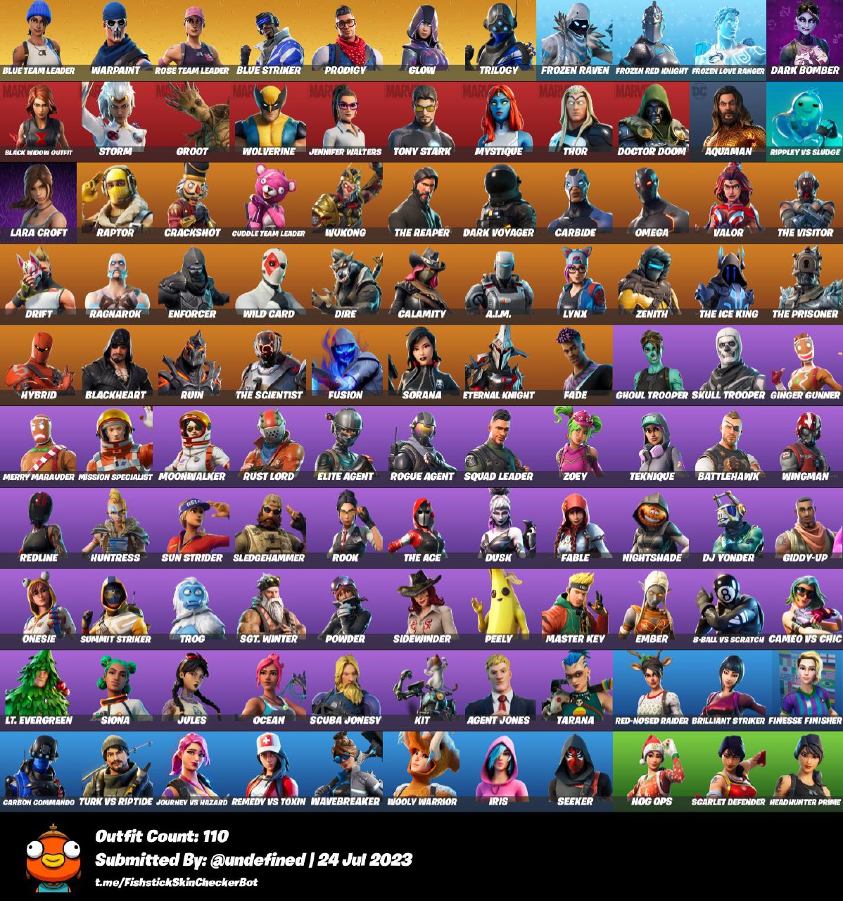 (Only Pc) 112 SKINS / Full Acces / GLOW / REAPER / SKULL TROOPER / MAKO ...