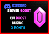 Discord Boost x14 [3 Month]