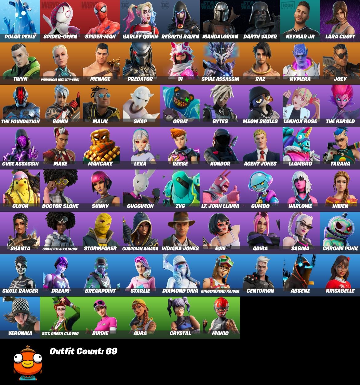 Fortnite accounts for sale, any styles and skins you can find here - iGV