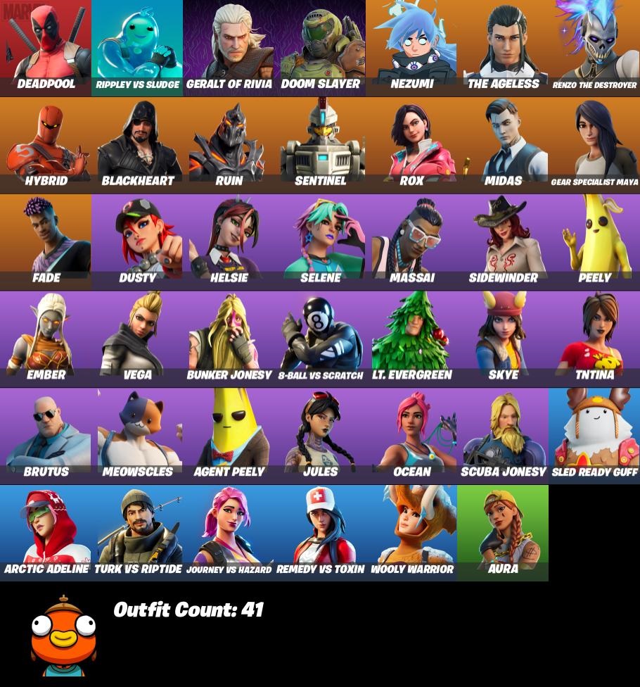 Fortnite accounts for sale, any styles and skins you can find here - iGV