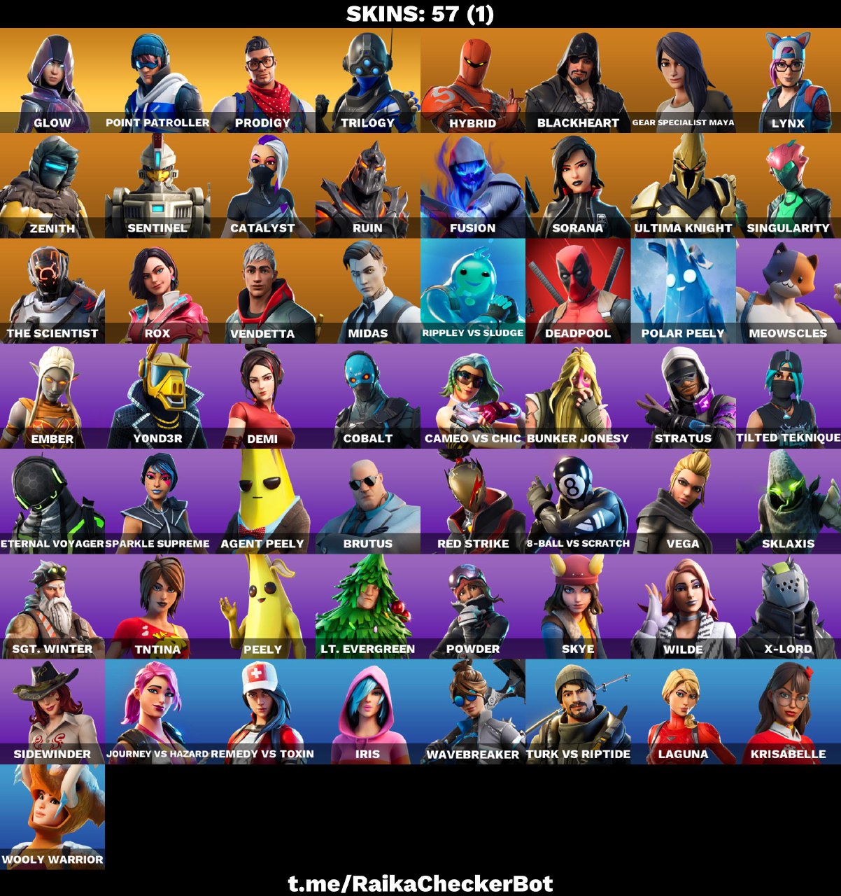 FULL ACCESS | 57 SKINS | GLOW | POINT PATROLLER | PRODIGY | TRILOGY | RELIANT BLUE | TABULATOR | RECON STRIKE | COAXIAL BLUE | FUSION COIL |