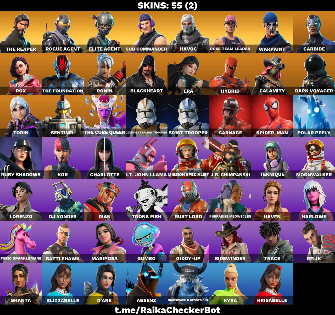 FULL ACCESS | 55 SKINS | OG STW | THE REAPER | ROGUE AGENT | ELITE ...