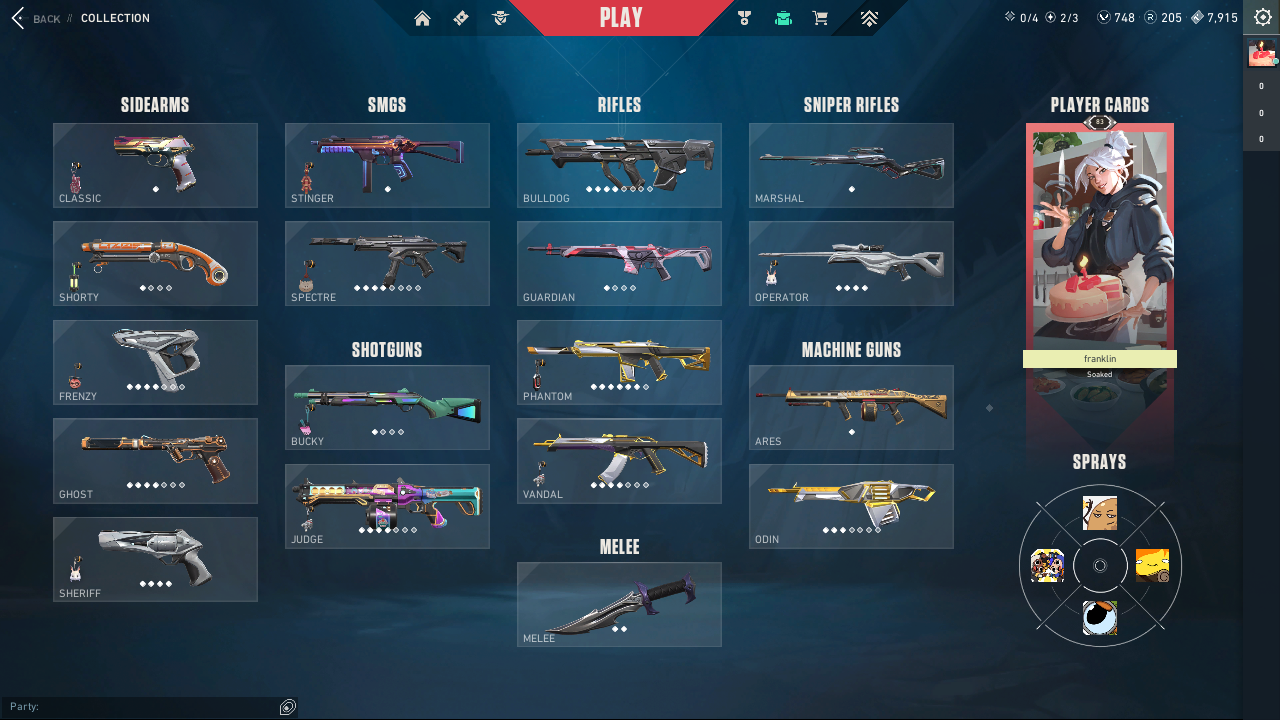 NA Plat I Valorant Account 84 Weapon skins / 6 Knife skins - iGV