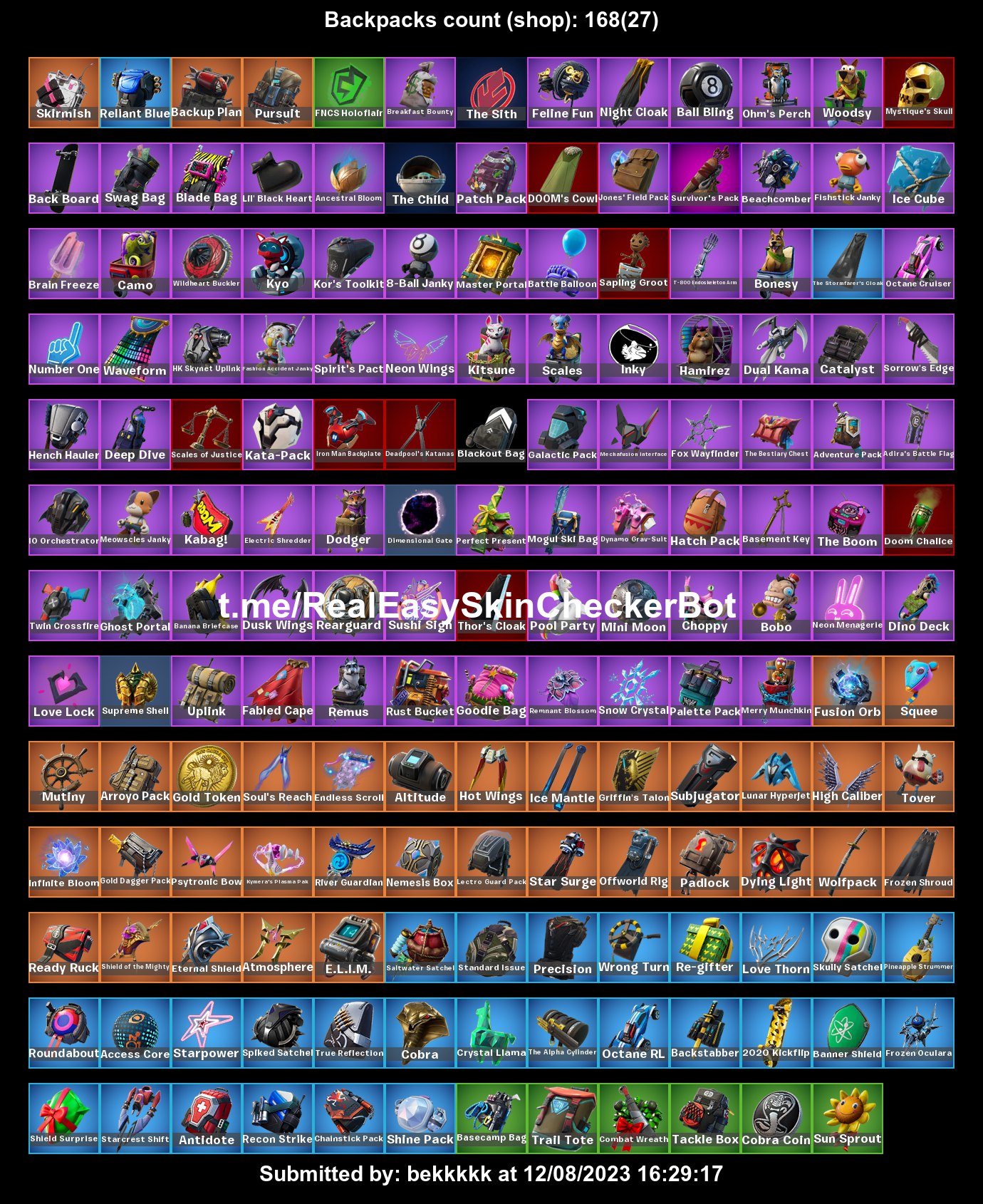 Full access. IKONIK + Glow + 169 skins + Backlash . Save The world ...