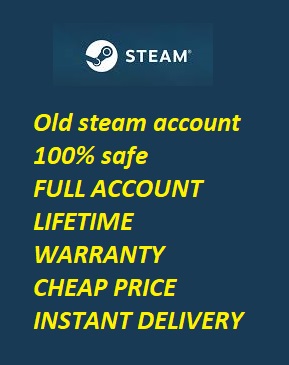 Old steam accounts - Full steam account - Cheap - Lifetime warranty