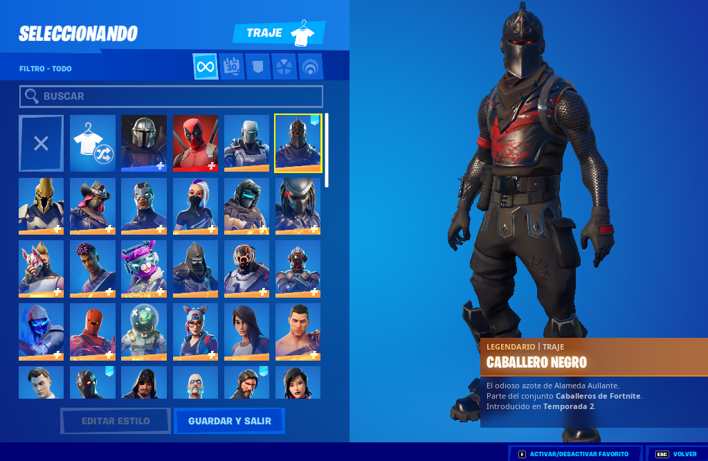 FORTNITE OG ACCOUNT BLACK KNIGHT JOHN WICK FULL SEASON PASS FROM 1-6 - iGV