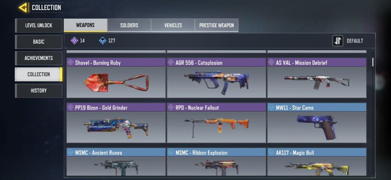 Codm Account Lvl 86 + Og Skins - Igv