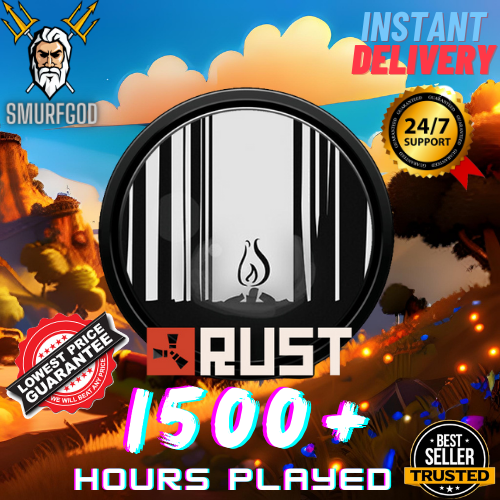 RUST STEAM ACCOUNT/ 1500 HOURS PLAYED / STEAM LEVEL 1/ FIRST EMAIL INCLUDED AND CHANGEABLE/ READY FOR FRIENDS/INSTANT DELIVERY