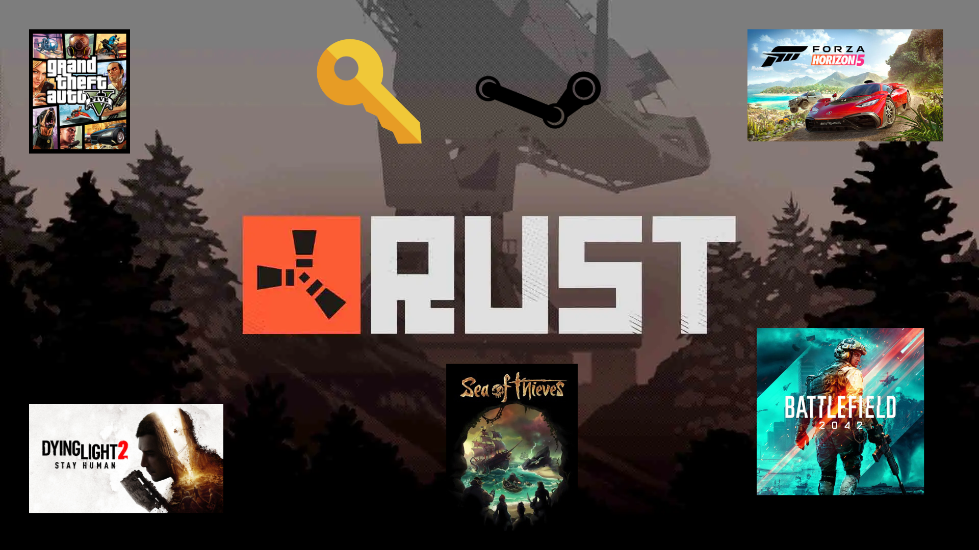 2x Random Steam CD Keys 20 Chance To Get Rust Steam Key and Many More