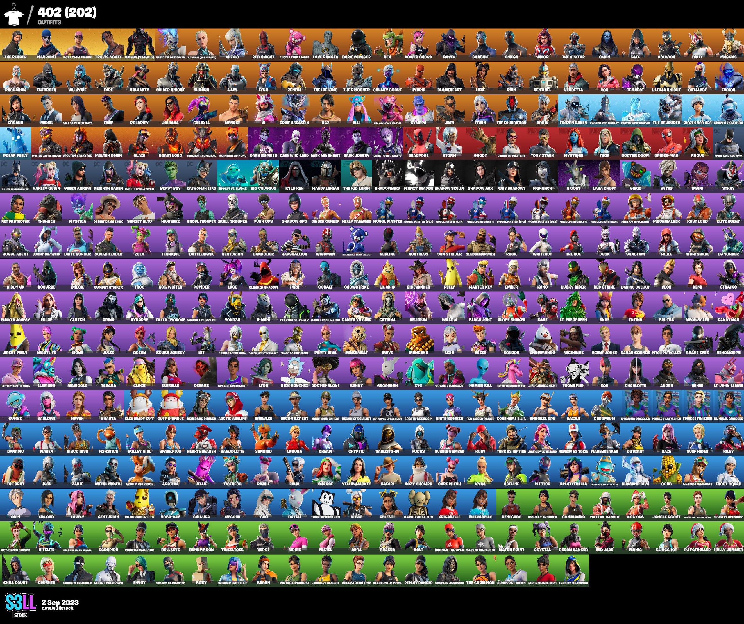 SUPER SAFE STACKED FORTNITE ACCOUNT WITH EMAIL ACCESS iGV