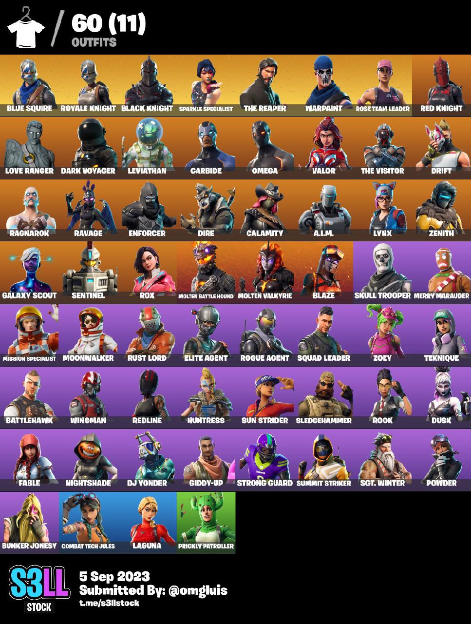 BLACK KNIGHT + SPARKLE SPECIALIST + FLOSS + STW DELUXE FOUNDERS EDITION ...