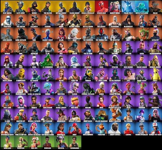 =Rare Skins: Black Knight + Ikonik= 126 Skins+ Black Knight + IKONIK ...