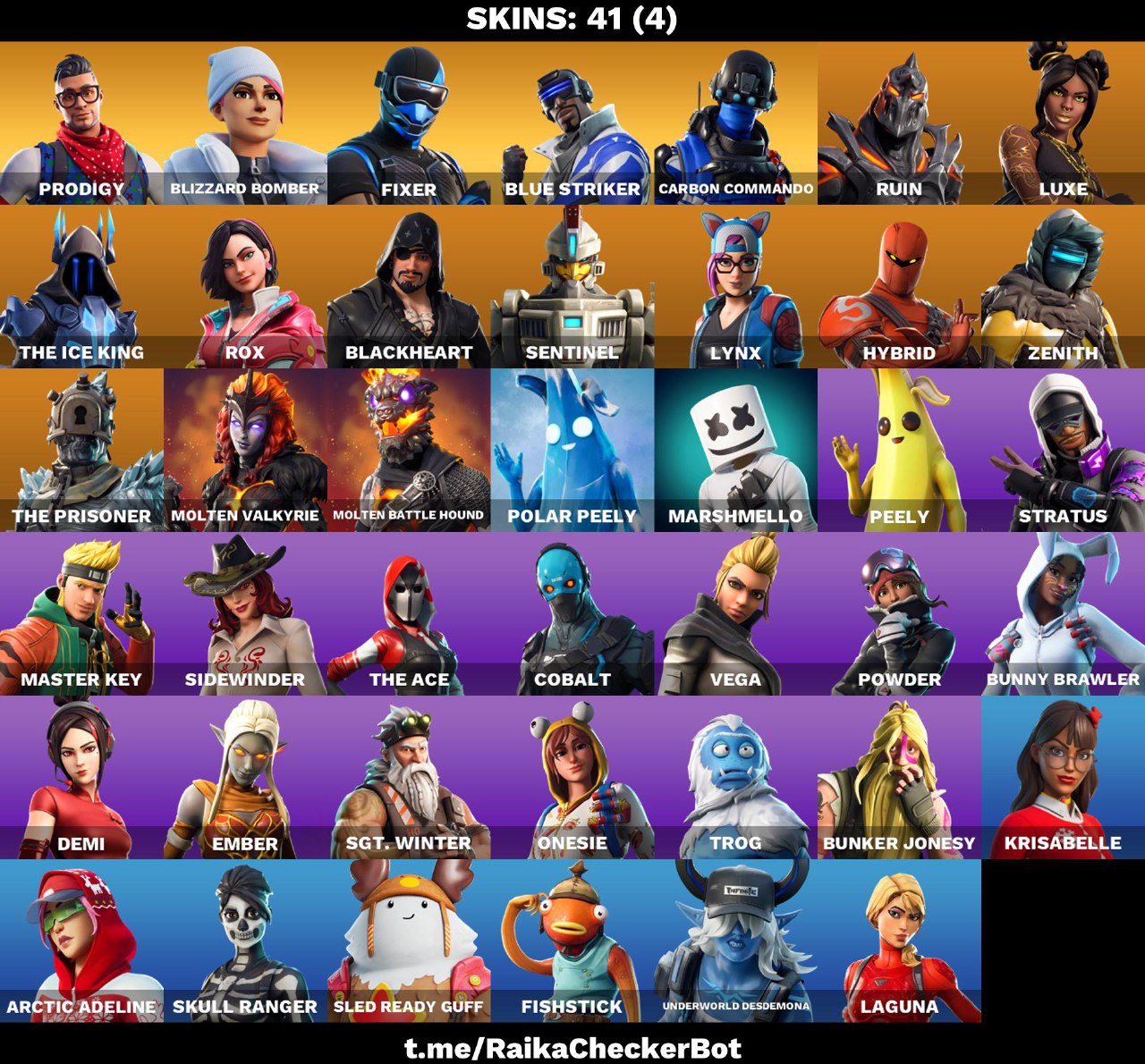 FA | 41 OUTFITS | PRODIGY | BLIZZARD BOMBER | FIXER | BLUE STRIKER | CARBON COMMANDO | CARBON PACK | TABULATOR | MOUNTAINEER'S MUST-HAVES