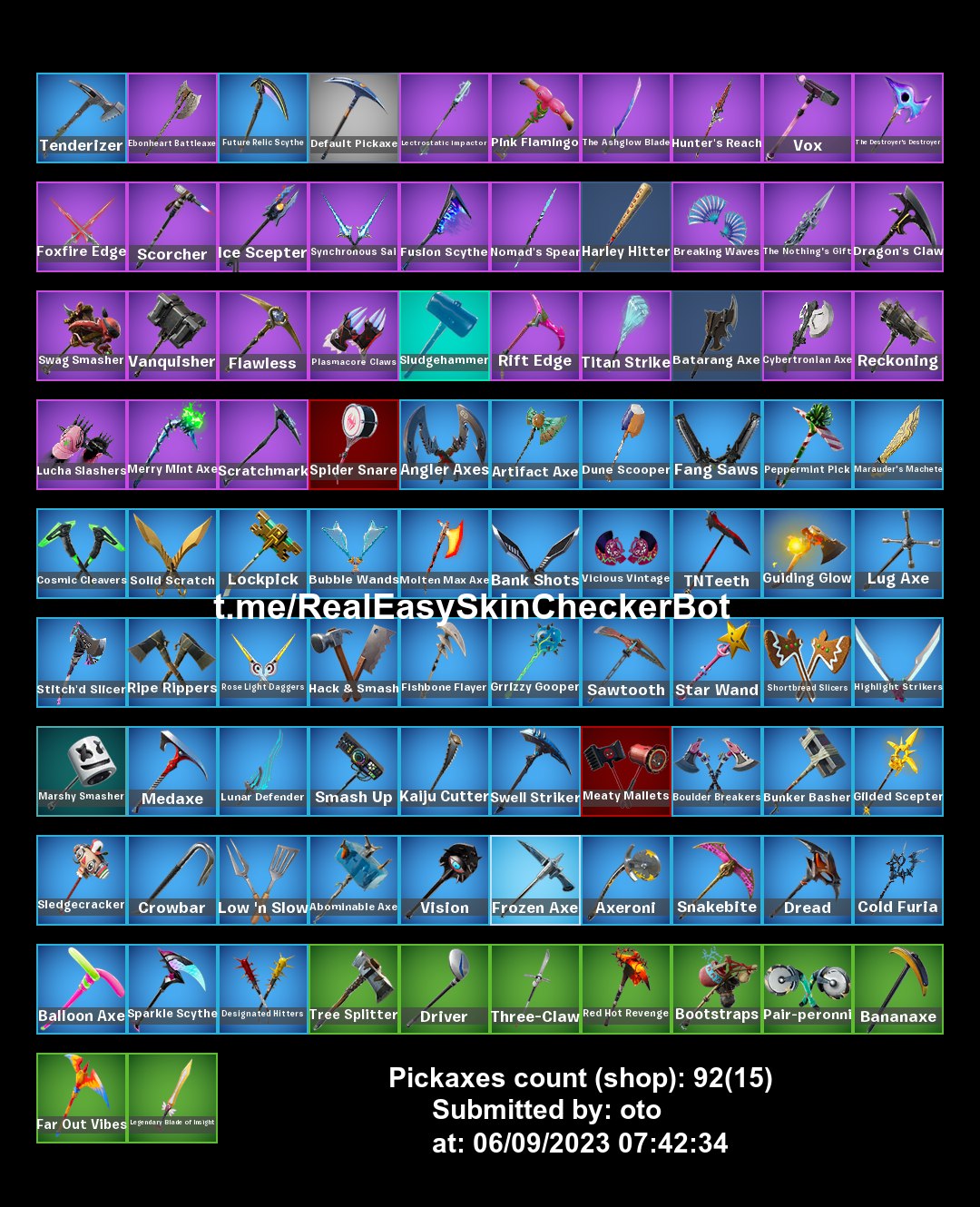 FROTNITE 139 SKINS FULL ACCESS - iGV