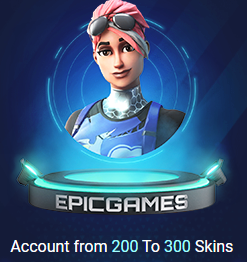 Account from 200 To 300 Skins