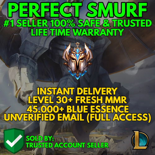 FRESH MMR / LAS  / BEST SMURF LVL30+ 46340 BE / INSTANT DELIVERY CHANGE EMAIL / 0 BAN / 100% SAFE / CHEAP AND EASY #1 SELLER 0.0166