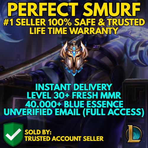 FRESH MMR / OCE  / BEST SMURF LVL30+ 44710 BE / INSTANT DELIVERY CHANGE EMAIL / 0 BAN / 100% SAFE / CHEAP AND EASY #1 SELLER 0.0181