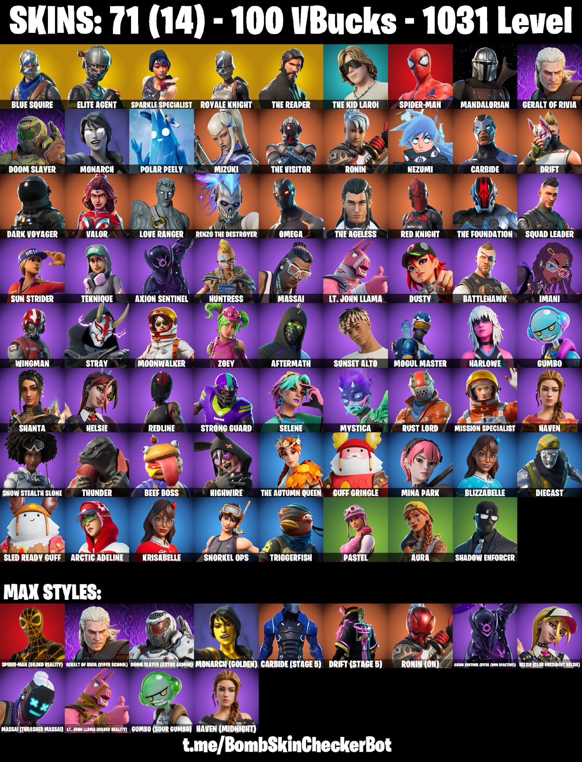 FA 71 SKINS | FLOSS , SPARKLE SPECIALIST , MAKO GLIDER , THE REAPER ...