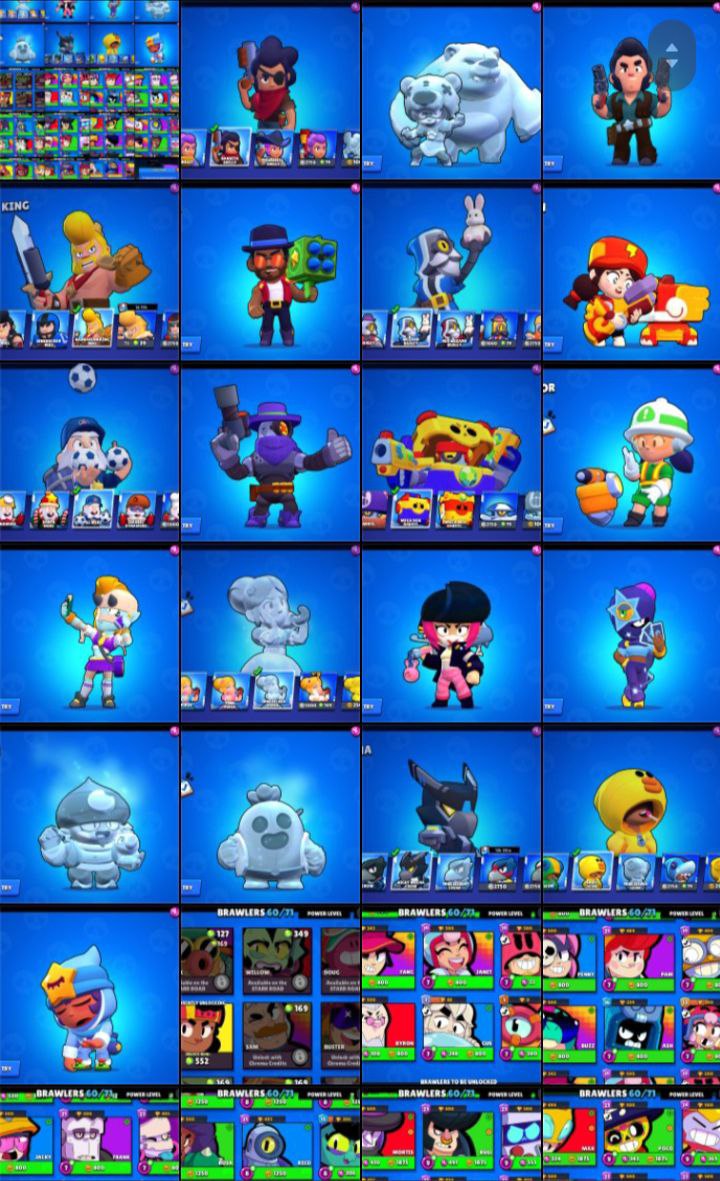 27097 TROPHIES-FREE CHANGE NAME-25 RANKS-60 BRAWLERS-6 SILVER SKINS-NICE SKINS-CHEAPEST-100% SAFE-ATOMICSTORE-SEE DESCRIPTION-ANDROID+IOS+PC