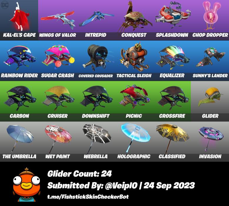 NFA/RED KNIGHT/BLUE SQUIRE/RARE ACC/SKULL TROOPER/OMEGA/DRIFT/VALOR/THE VISITOR/CALAMITY