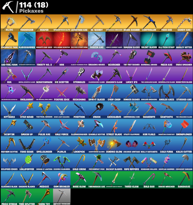 [PC&NINTENDO&XBOX]176 skins/Black Knight/The Reaper/Old PVE/Sparkle/Blue Squire/Prodigy/Tabulator/Leviathan/Floss/Take The L/More OG/Full Access