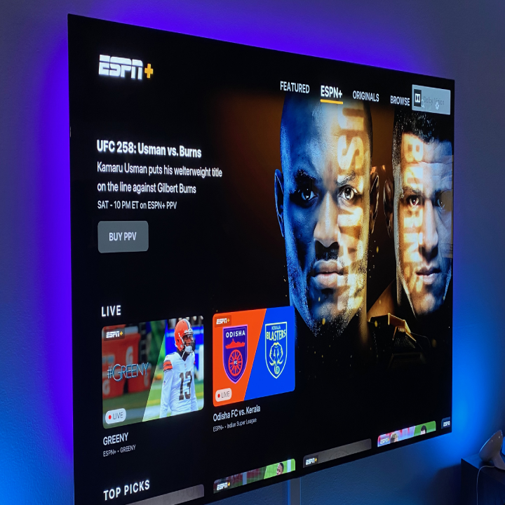 How to get espn store plus on samsung smart tv