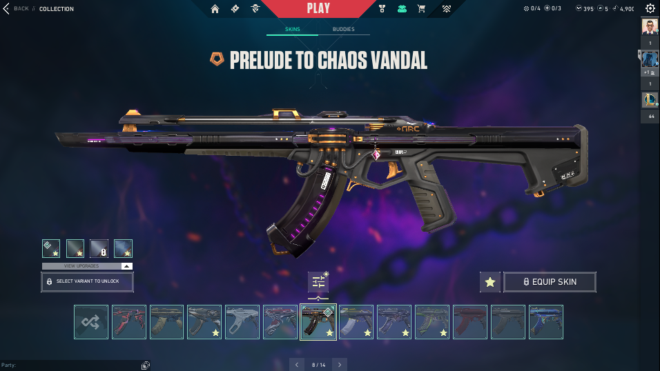 100 skins reaver karambit ion karambit prelude to chaos vandal