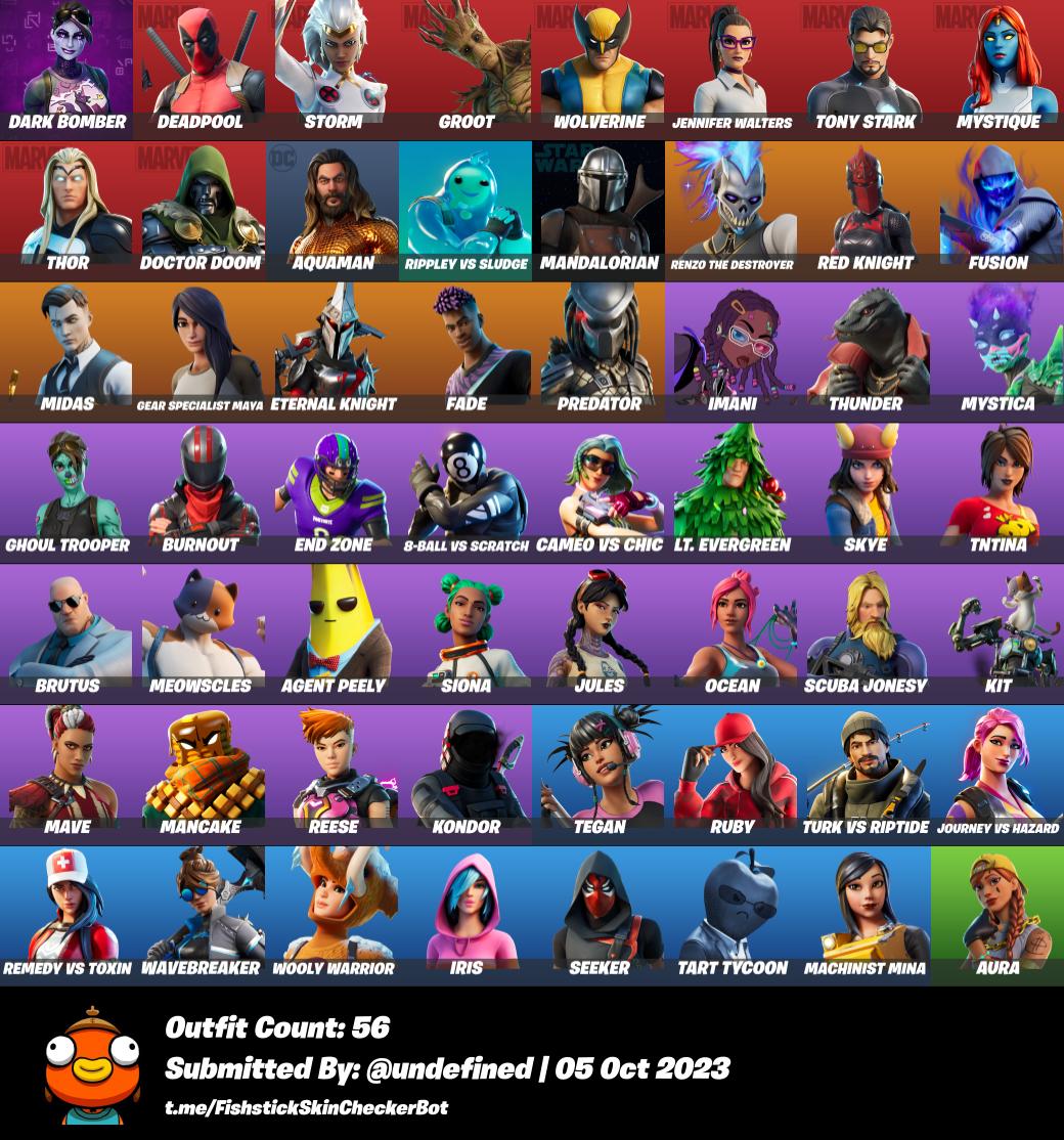 GHOUL TROOPER / 56 Skins / END ZONE / RED KNIGHT / DARK BOMBER / AGENT ...