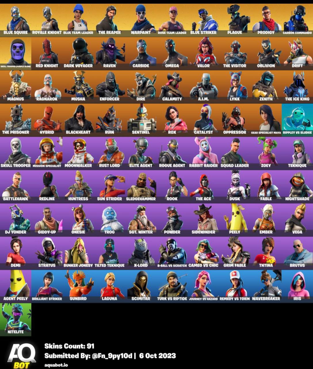 OG SKULL TROOPER / ROVALE KNIGHT / BLUE SQUIRE / MAKO / OG STW / BLUE ...