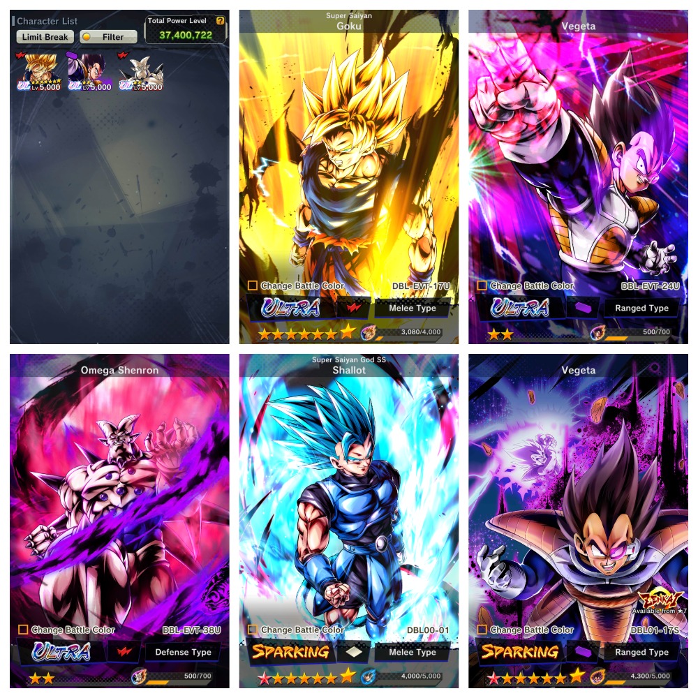 Super Saiyan Goku (DBL-EVT-17U), Characters, Dragon Ball Legends