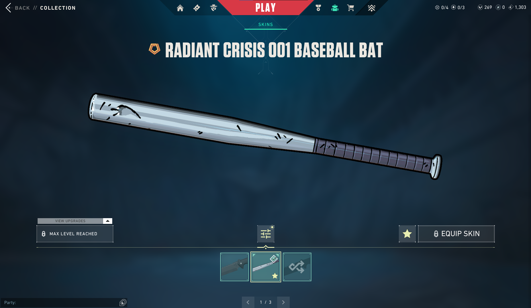EU【16 Skins】 Radiant Crisis 001 Baseball Bat | Gaia's Vengeance Vandal