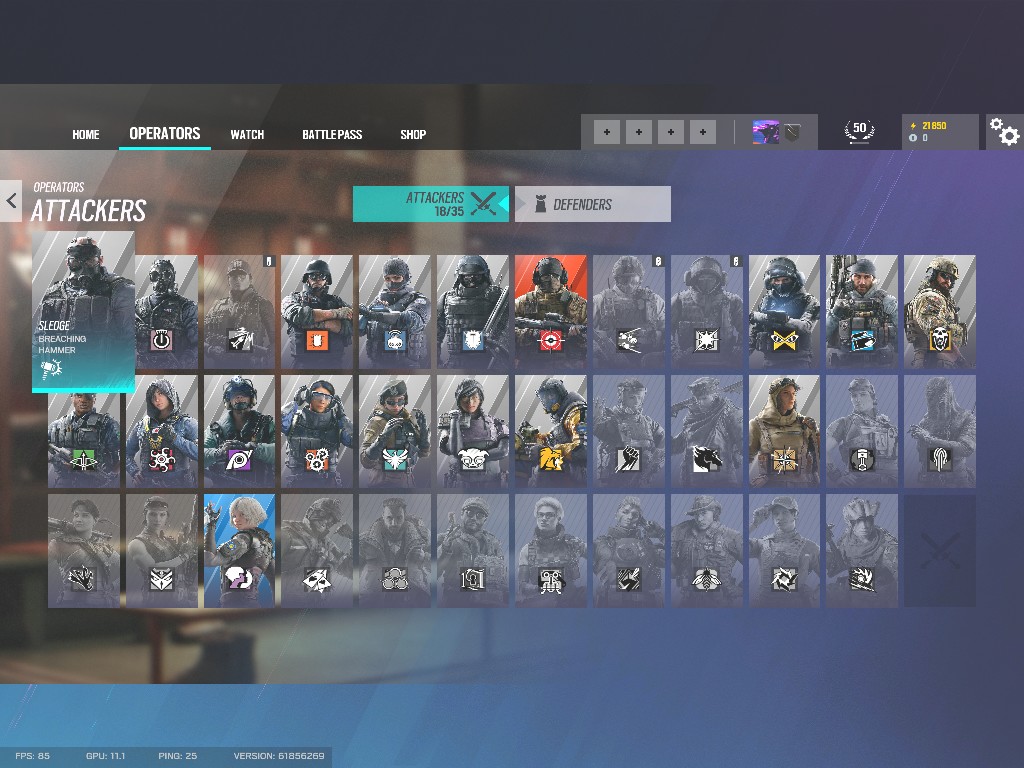 Level 50 DELUXE EDITION BLACK ICE SKIN FULL ACCESS (21K+ RENOWN) (25+ BOOSTERS) 38 OPERATORS.