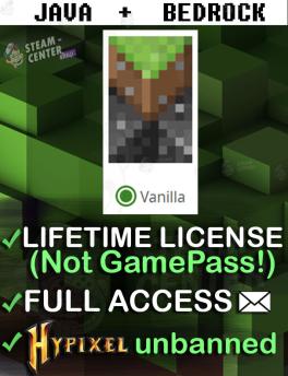 (Vanilla Cape. Hypixel 0% stats!) account with mail. License purchased forever