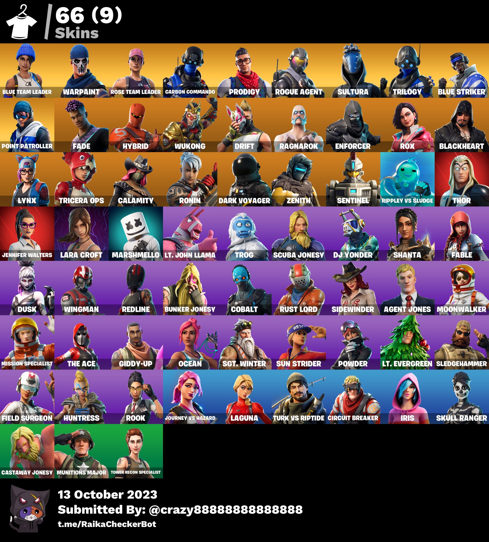 [PC] 66 skins | OG STW | Blue Team Leader | Carbon Commando | Prodigy ...