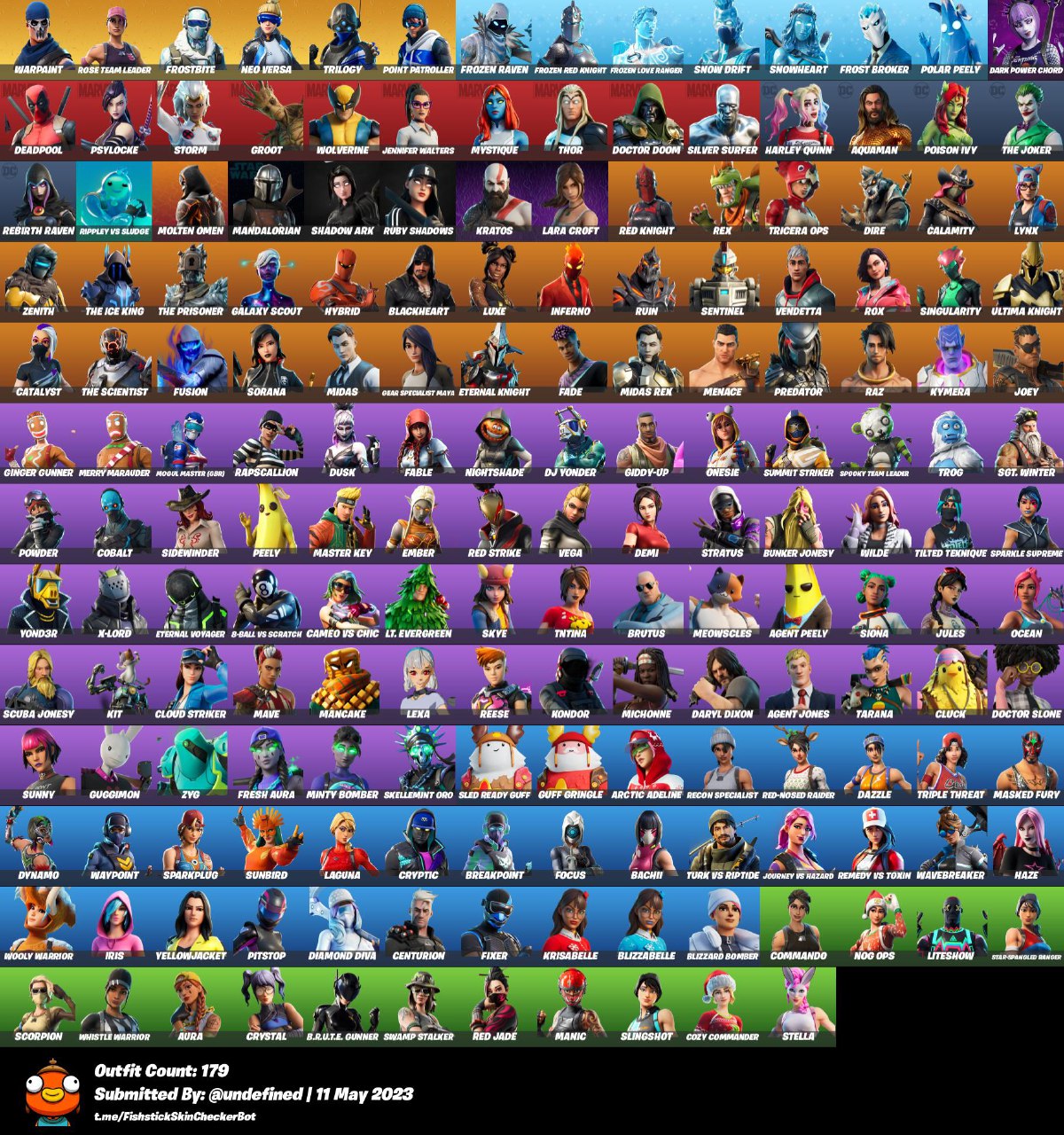 (Only PC) 181 Skins / Full Access / Mogul Master(GBR) / Galaxy Scout ...