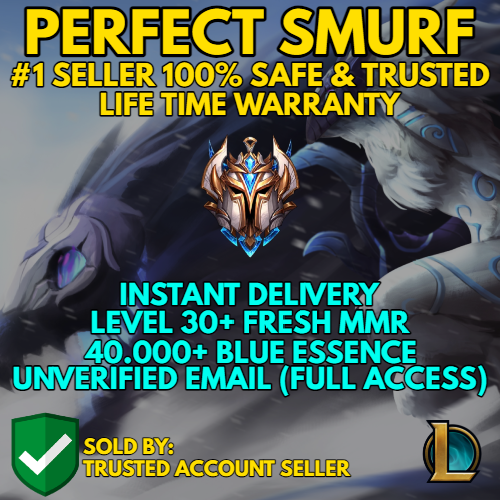 TR 100.000 BE - LoL Smurf Account - 1v9