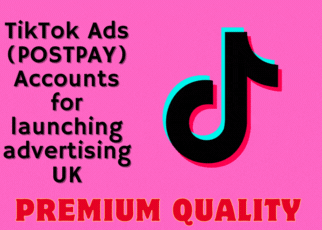 TikTok Ads (POSTPAY) Accounts for launching advertising UK, (opened GEO EUROPE) United Kingdom, currency GBP, POSTPAY TikTok AdsTikTokAdsTikTok 