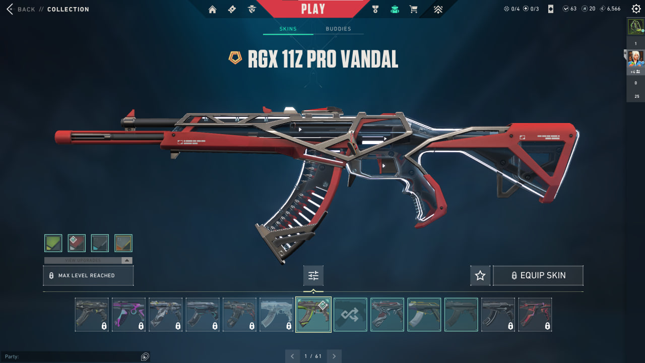 【EU】37 skins + 84 LVL + RGX 11z Pro Vandal + Ion Phantom + Reaver ...