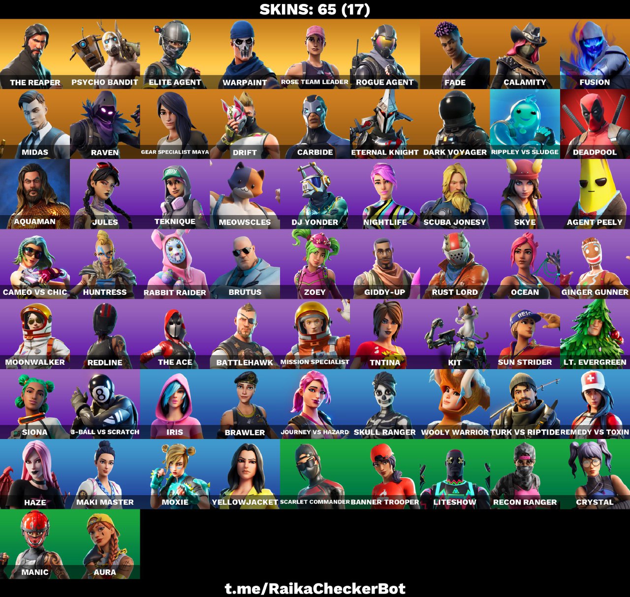 Fortnite Account Skins Rare Accounts Fortnite Account All Platforms Psn Xbox Pc