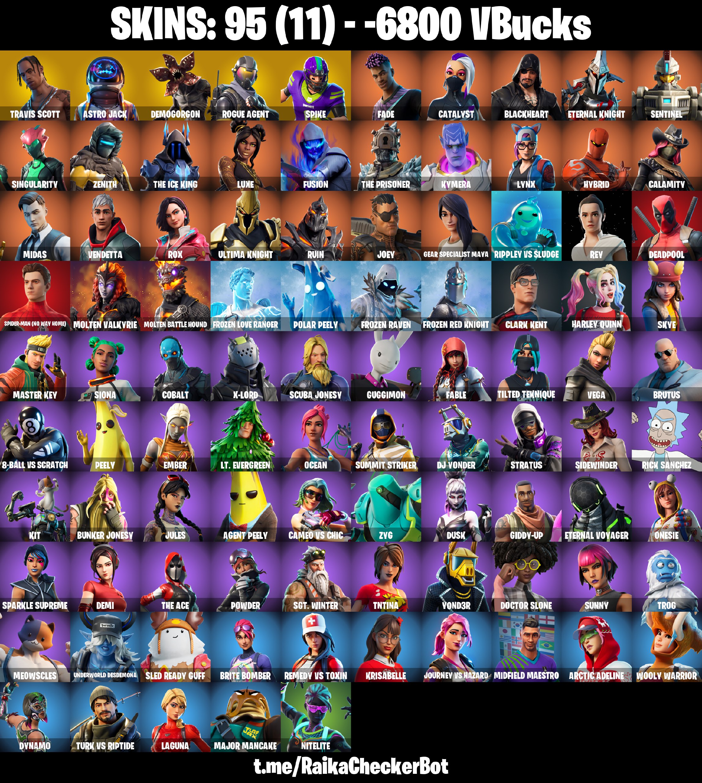 FORTNITE ACCOUNT 50 - 100 SKINS RARE ACCOUNTS FORTNITE ACCOUNT ALL ...