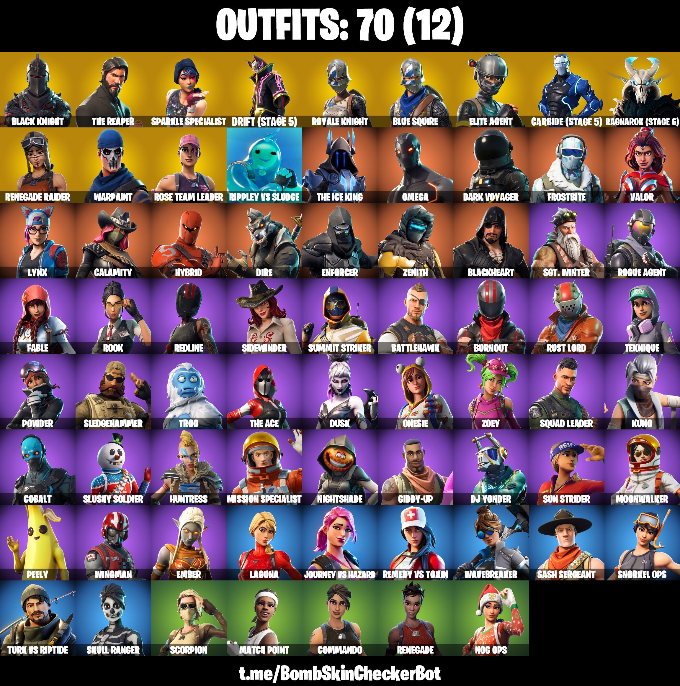 FORTNITE ACCOUNT RENEGADE RAIDER ACCOUNT HAVE 100% RENEGADE RAIDER SKIN ...