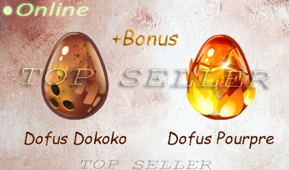 Dofus pourpre + Dofus dokoko + bonus - livraison 5 minutes