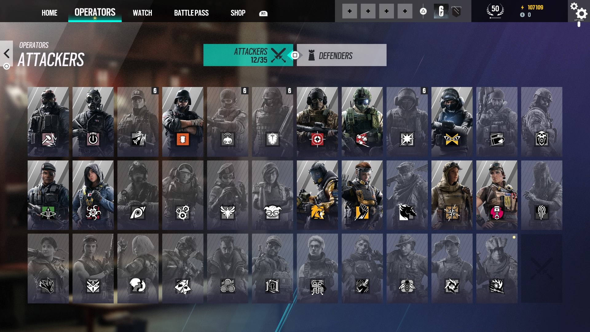 [PSN] Rainbow Six Siege Level 50 Smurf account. (ID Change) (24x OPS ...