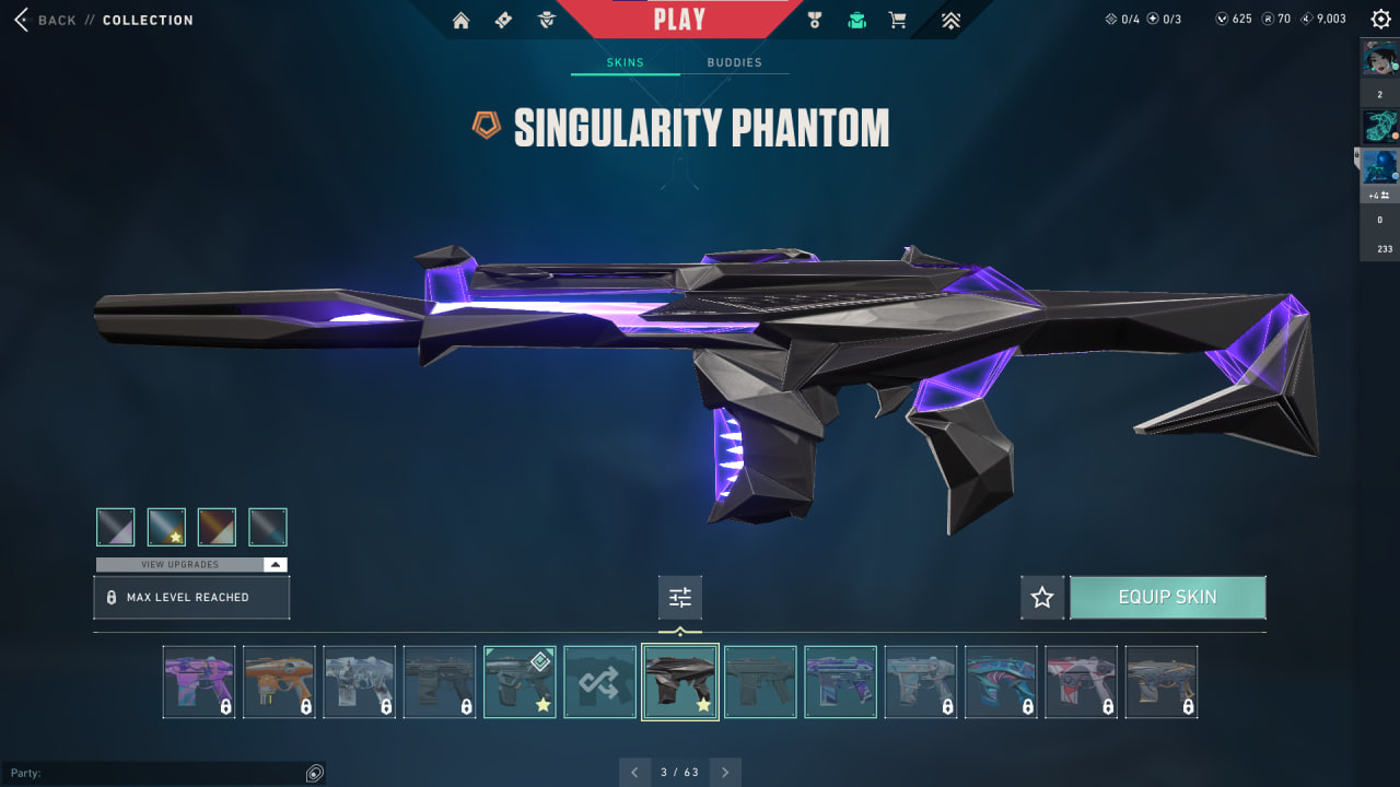 Eu + 26 Skins + Protocol 781-a Phantom + Singularity Phantom 