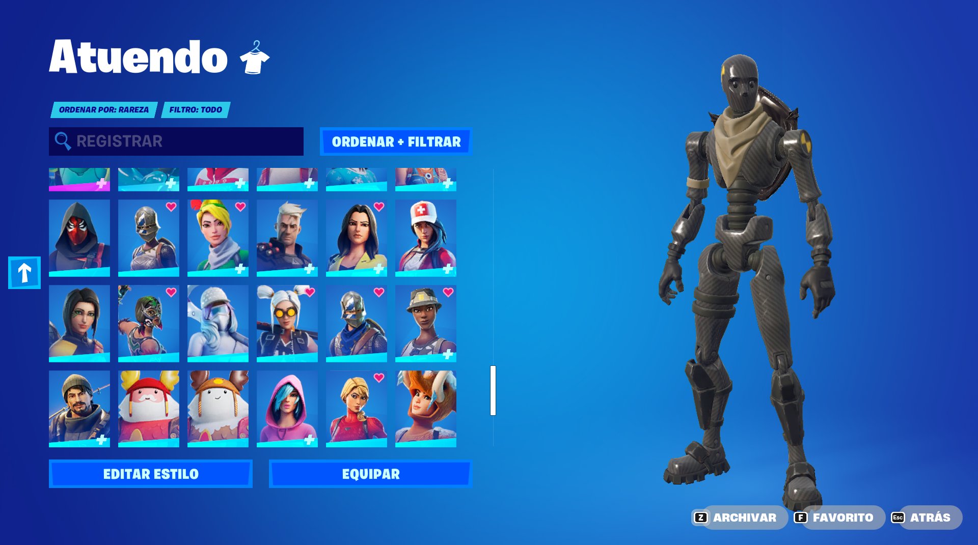 fortnite black knight account +170 skins +100 pillory + 100 backpacks + 300 dances entry through epic games + save the word