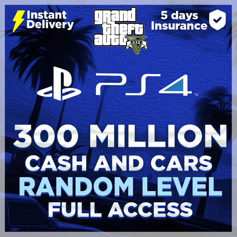 [PS4] GTA V MODDED ACCOUNT FOR PS4 250 MILLION ( CASH & DELUXOS ) RANDOM RP INSTANT
