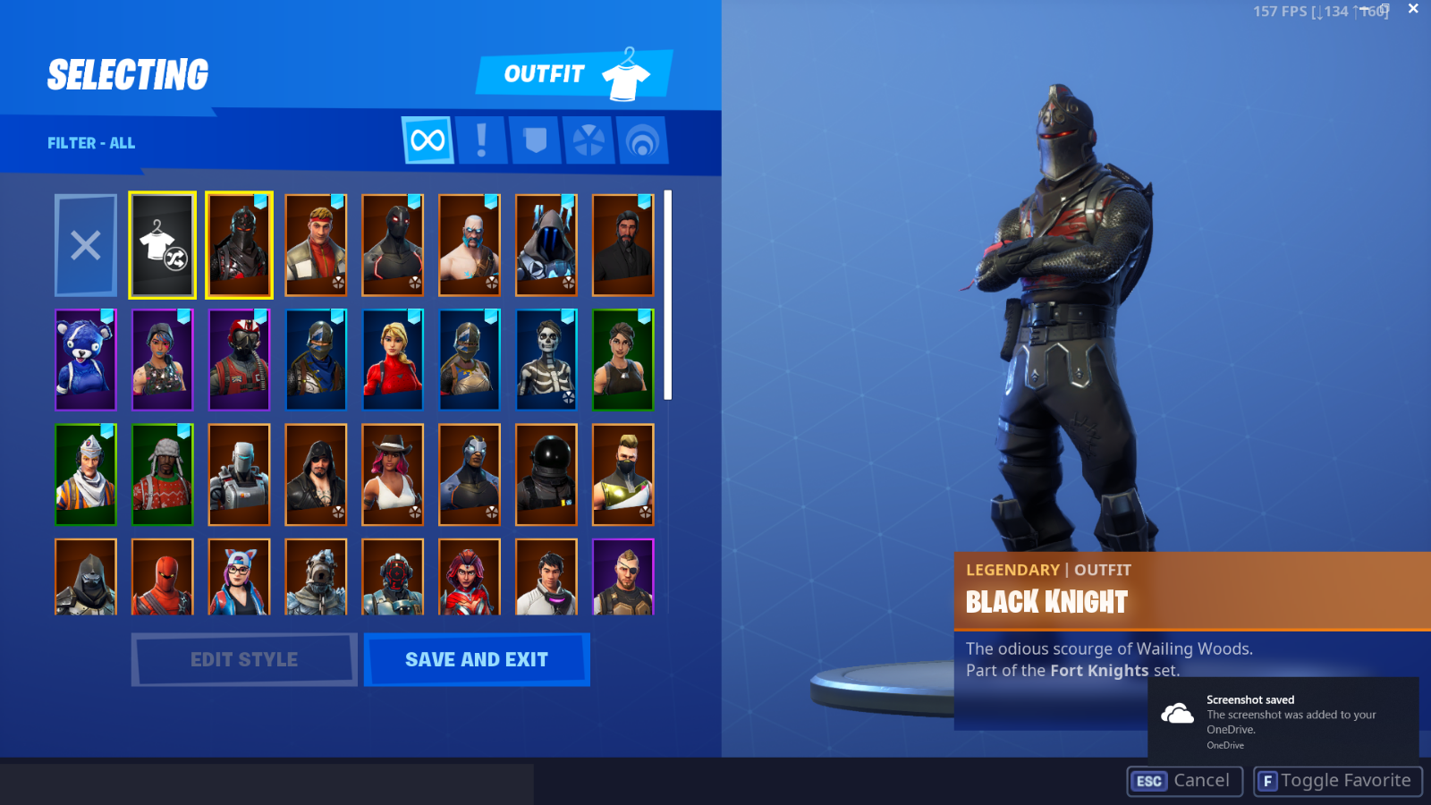 Fortnite OG account Black knight Red knight Season 2 skins and 100 more ...