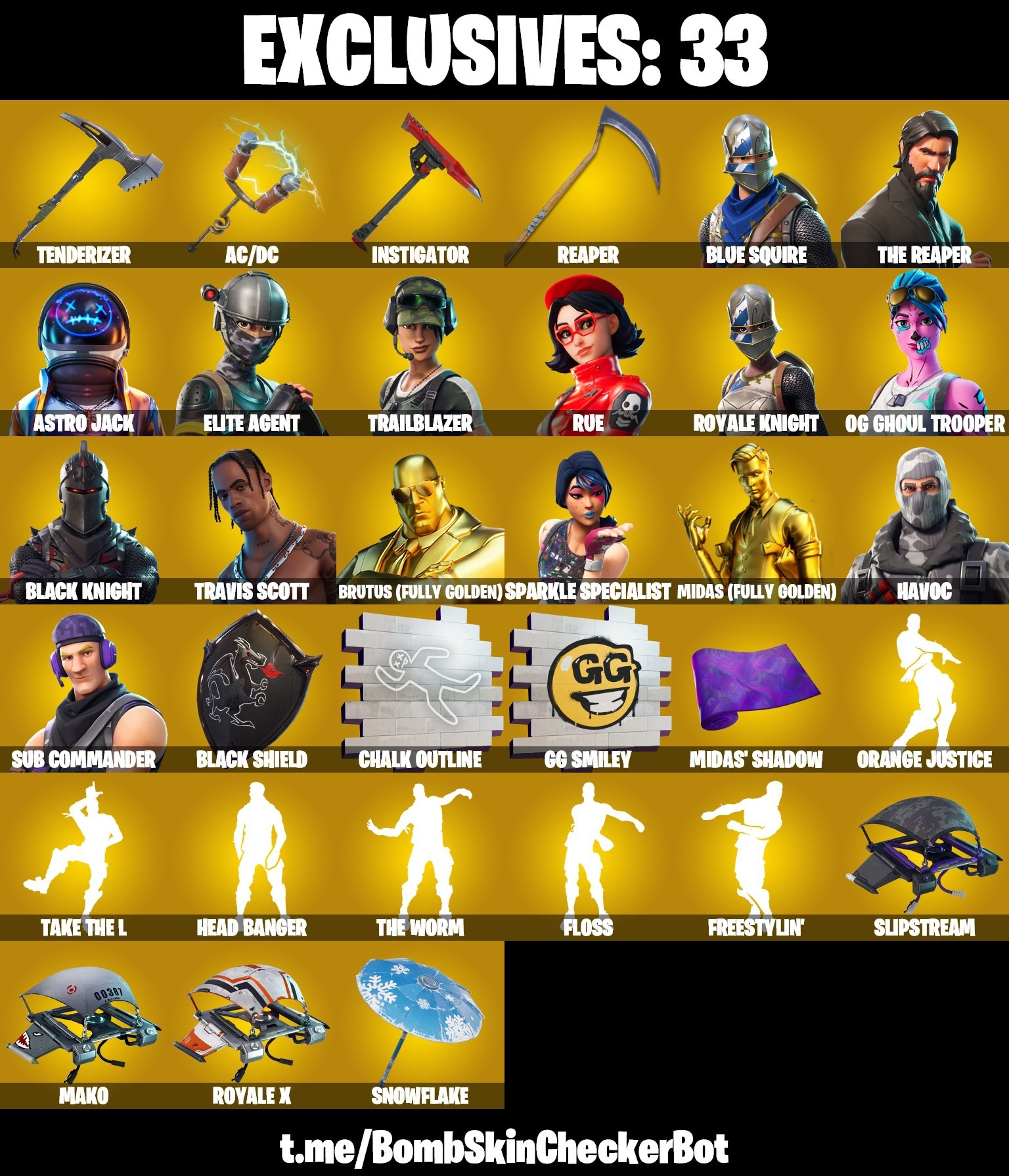 OG Pink Ghoul Trooper !! Black Knight 179 skins  RUE, Travis Scott, The Reaper, Take The L, Floss, Sparkle Specialist FULL MAIL & ACCOUNT ACCESS