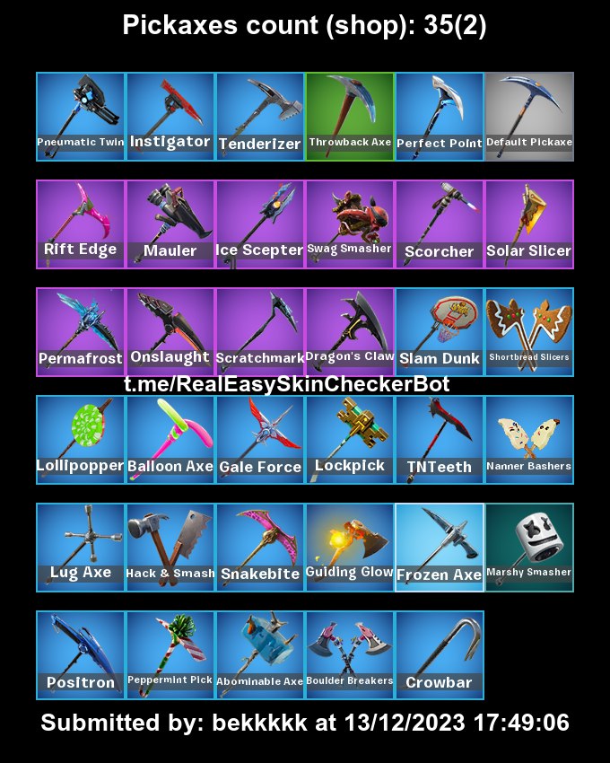 FORTNITE Full Access 51 Skins 4OG Skins Havoc Blue Team Leader